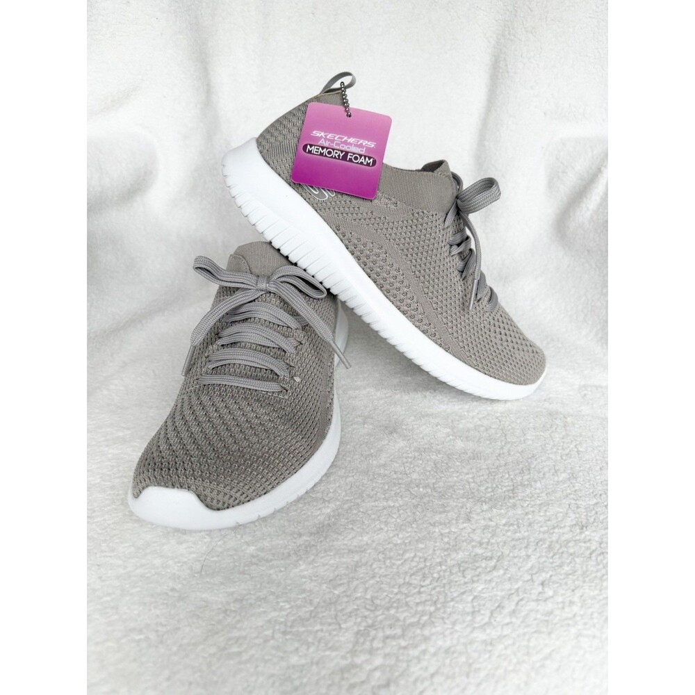 NWT Skechers Womens 8.5 Ultra Flex Statements 12841 Casual Shoes Sneakers Taupe